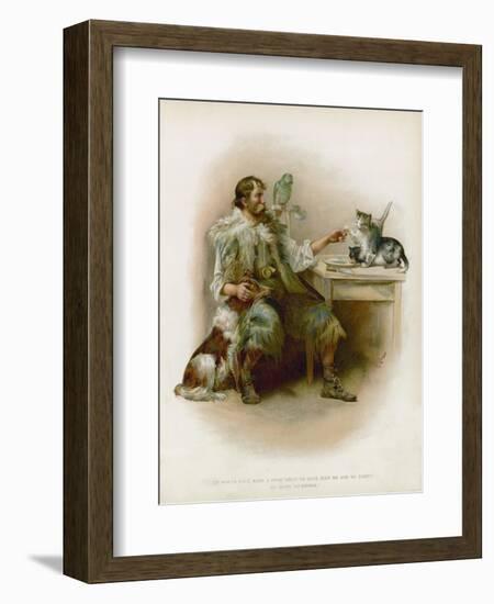 Illustration for Robinson Crusoe-Joseph Finnemore-Framed Giclee Print