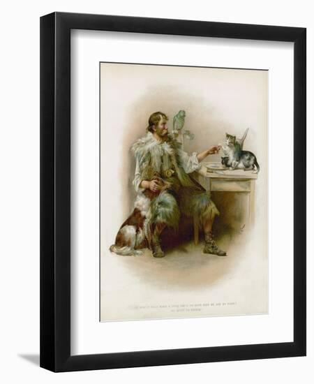 Illustration for Robinson Crusoe-Joseph Finnemore-Framed Giclee Print