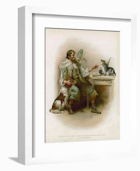 Illustration for Robinson Crusoe-Joseph Finnemore-Framed Giclee Print