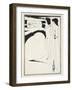 Illustration for Salome by Oscar Wilde, 1906-Aubrey Beardsley-Framed Giclee Print