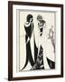 Illustration for Salome by Oscar Wilde, 1906-Aubrey Beardsley-Framed Giclee Print