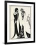 Illustration for Salome by Oscar Wilde, 1906-Aubrey Beardsley-Framed Giclee Print