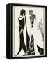 Illustration for Salome by Oscar Wilde, 1906-Aubrey Beardsley-Framed Stretched Canvas