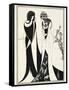 Illustration for Salome by Oscar Wilde, 1906-Aubrey Beardsley-Framed Stretched Canvas