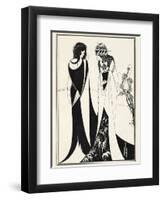 Illustration for Salome by Oscar Wilde, 1906-Aubrey Beardsley-Framed Premium Giclee Print