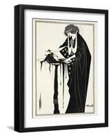 Illustration for Salome by Oscar Wilde, 1906-Aubrey Beardsley-Framed Giclee Print