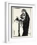 Illustration for Salome by Oscar Wilde, 1906-Aubrey Beardsley-Framed Giclee Print