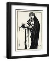 Illustration for Salome by Oscar Wilde, 1906-Aubrey Beardsley-Framed Premium Giclee Print