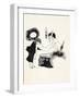 Illustration for Salome by Oscar Wilde, 1906-Aubrey Beardsley-Framed Giclee Print