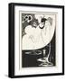 Illustration for Salome by Oscar Wilde, 1906-Aubrey Beardsley-Framed Giclee Print