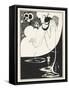 Illustration for Salome by Oscar Wilde, 1906-Aubrey Beardsley-Framed Stretched Canvas