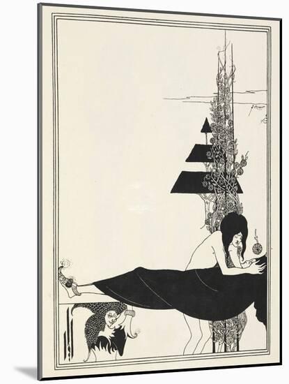Illustration for Salome by Oscar Wilde, 1906-Aubrey Beardsley-Mounted Giclee Print