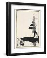 Illustration for Salome by Oscar Wilde, 1906-Aubrey Beardsley-Framed Premium Giclee Print