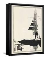 Illustration for Salome by Oscar Wilde, 1906-Aubrey Beardsley-Framed Stretched Canvas