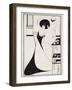 Illustration for Salome by Oscar Wilde, 1906-Aubrey Beardsley-Framed Giclee Print