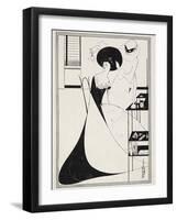 Illustration for Salome by Oscar Wilde, 1906-Aubrey Beardsley-Framed Giclee Print