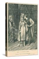 Illustration for Shakespeare's King Henry V-Frank Bernard Dicksee-Stretched Canvas