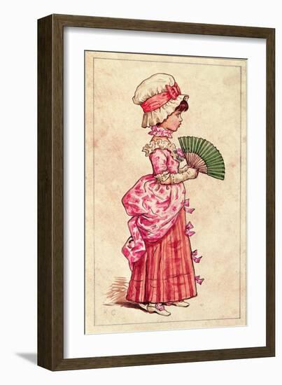 Illustration for 'St. Valentine's Day', 1914-Kate Greenaway-Framed Giclee Print