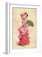 Illustration for 'St. Valentine's Day', 1914-Kate Greenaway-Framed Giclee Print