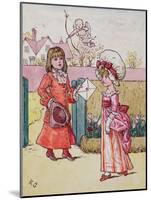 Illustration for 'St. Valentines Day' 1914-Kate Greenaway-Mounted Giclee Print