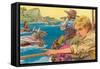 Illustration for Swiss Family Robinson-null-Framed Stretched Canvas