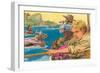 Illustration for Swiss Family Robinson-null-Framed Giclee Print