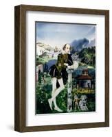 Illustration for the Cover of 'Finding Out, Shakespeare's World', Published by Purnell and Sons…-Janet and Anne Johnstone-Framed Giclee Print