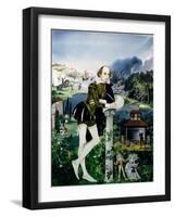 Illustration for the Cover of 'Finding Out, Shakespeare's World', Published by Purnell and Sons…-Janet and Anne Johnstone-Framed Giclee Print