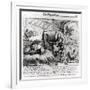 Illustration for "The Dog and the Ox", from Aesop's Fables, 1666-Francis Barlow-Framed Giclee Print