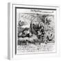 Illustration for "The Dog and the Ox", from Aesop's Fables, 1666-Francis Barlow-Framed Giclee Print