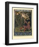 Illustration for the Fairy Tale of Ivan Tsarevich, the Firebird, and the Gray Wolf, 1902-Ivan Yakovlevich Bilibin-Framed Giclee Print