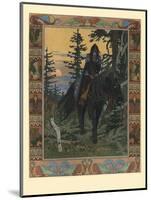 Illustration for the Fairy Tale of Vasilisa the Beautiful and White Horseman, 1900-Ivan Yakovlevich Bilibin-Mounted Giclee Print