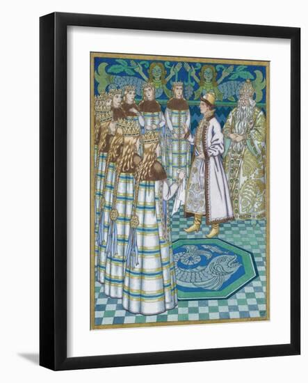 Illustration for the Fairy Tale Vasilisa the Beautiful-Ivan Yakovlevich Bilibin-Framed Giclee Print