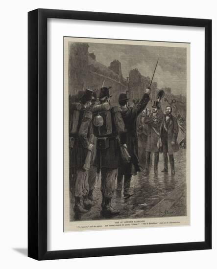 Illustration for the History of a Crime-Adrien Emmanuel Marie-Framed Giclee Print