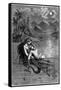 Illustration for "The Little Mermaid" from Fairy Tales by Hans Christian Andersen 1869-null-Framed Stretched Canvas