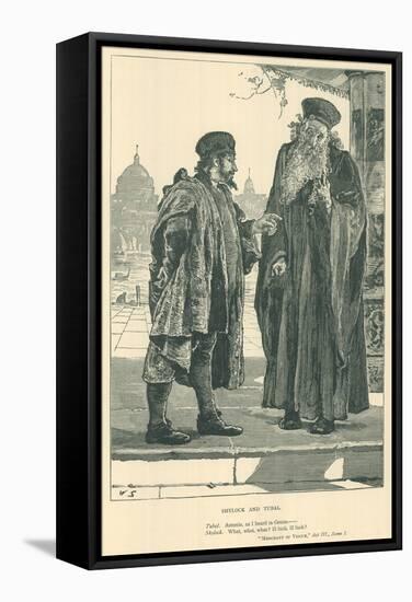 Illustration for the Merchant of Venice-null-Framed Stretched Canvas