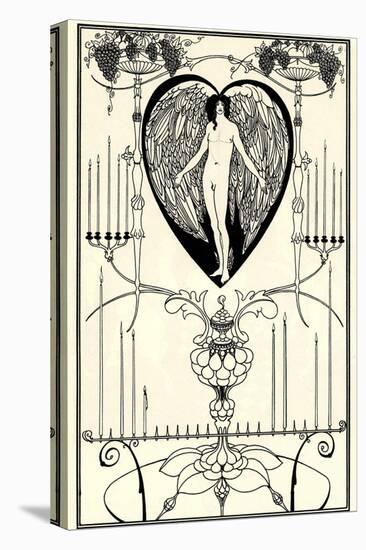 Illustration for the Mirror of Love by Marc-André Raffalovich, 1895-Aubrey Beardsley-Stretched Canvas