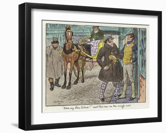 Illustration for the Pickwick Papers-Charles Edmund Brock-Framed Giclee Print