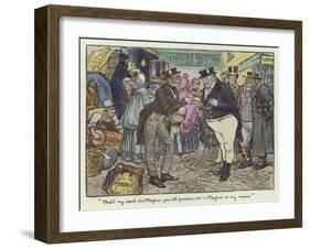 Illustration for the Pickwick Papers-Charles Edmund Brock-Framed Giclee Print