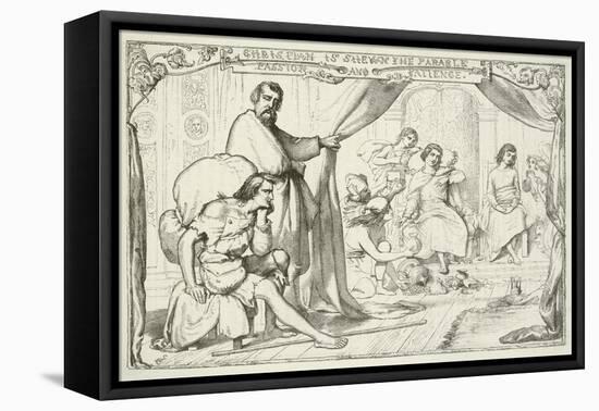 Illustration for the Pilgrim's Progress-Henry Courtney Selous-Framed Stretched Canvas