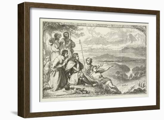 Illustration for the Pilgrim's Progress-Henry Courtney Selous-Framed Giclee Print