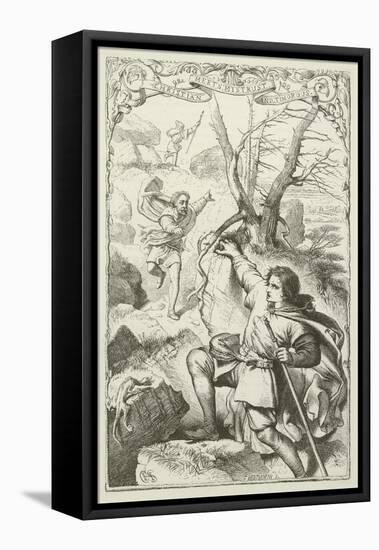 Illustration for the Pilgrim's Progress-Henry Courtney Selous-Framed Stretched Canvas