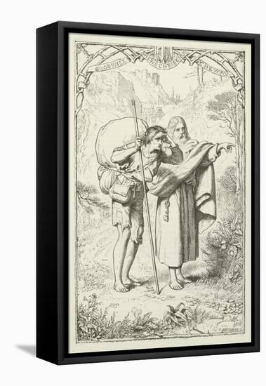 Illustration for the Pilgrim's Progress-Henry Courtney Selous-Framed Stretched Canvas