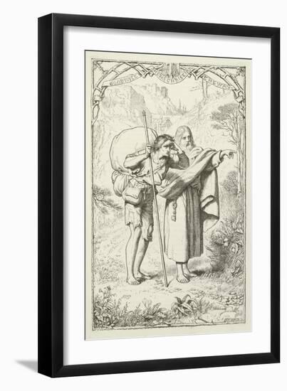 Illustration for the Pilgrim's Progress-Henry Courtney Selous-Framed Giclee Print