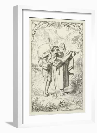 Illustration for the Pilgrim's Progress-Henry Courtney Selous-Framed Giclee Print