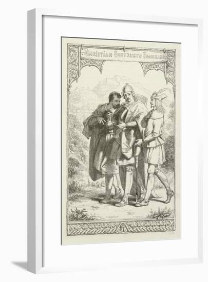 Illustration for the Pilgrim's Progress-Henry Courtney Selous-Framed Giclee Print