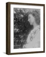 Illustration for the Poem 'Maud' by Alfred, Lord Tennyson, 1865 (Albumen Print)-Julia Margaret Cameron-Framed Giclee Print