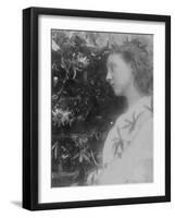 Illustration for the Poem 'Maud' by Alfred, Lord Tennyson, 1865 (Albumen Print)-Julia Margaret Cameron-Framed Giclee Print