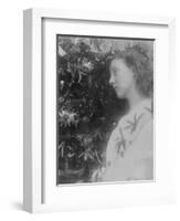 Illustration for the Poem 'Maud' by Alfred, Lord Tennyson, 1865 (Albumen Print)-Julia Margaret Cameron-Framed Premium Giclee Print