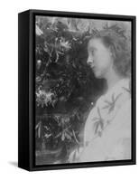 Illustration for the Poem 'Maud' by Alfred, Lord Tennyson, 1865 (Albumen Print)-Julia Margaret Cameron-Framed Stretched Canvas